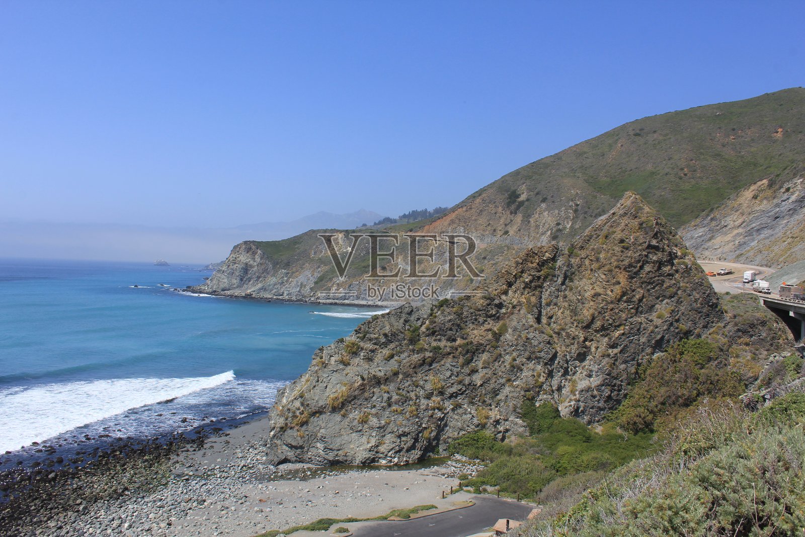 加州大苏尔海岸线照片摄影图片