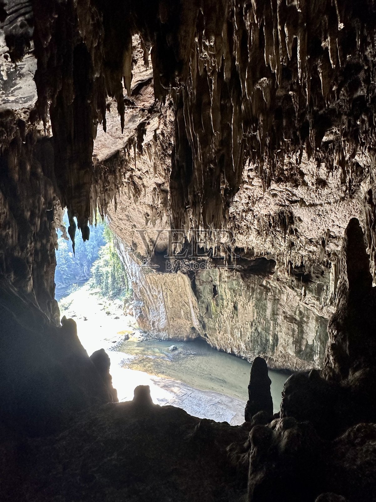 泰国北部的派洞穴照片摄影图片