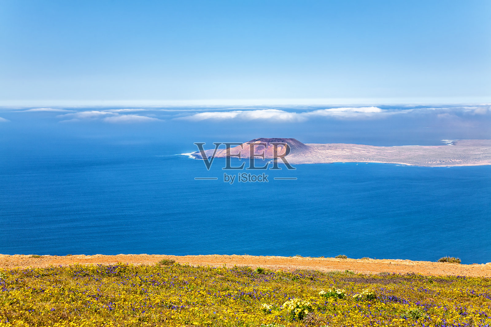 拉格拉西奥萨岛,兰萨罗特岛,加那利群岛,西班牙,欧洲。照片摄影图片