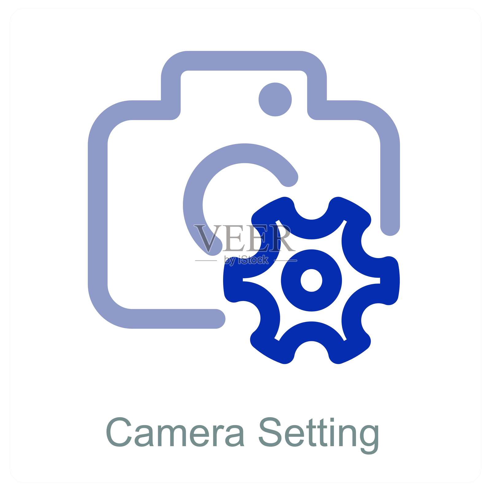 相机设置插画图片素材