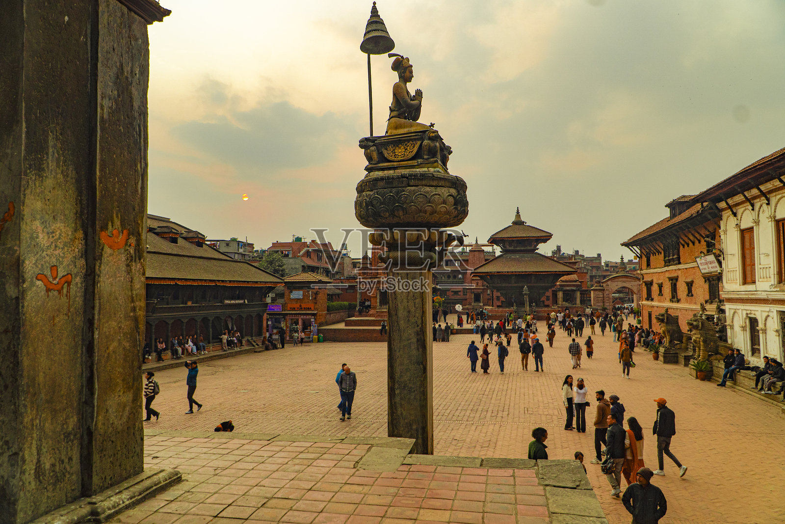 巴克塔普尔杜巴广场照片摄影图片