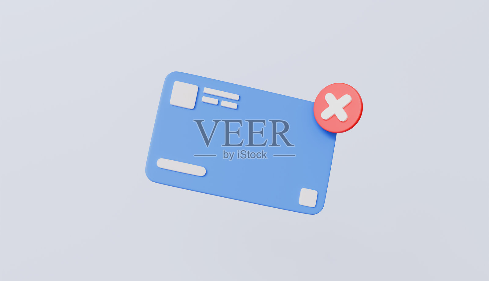 信用卡和红十字会支付或交易拒绝,卡片或账户被封锁照片摄影图片