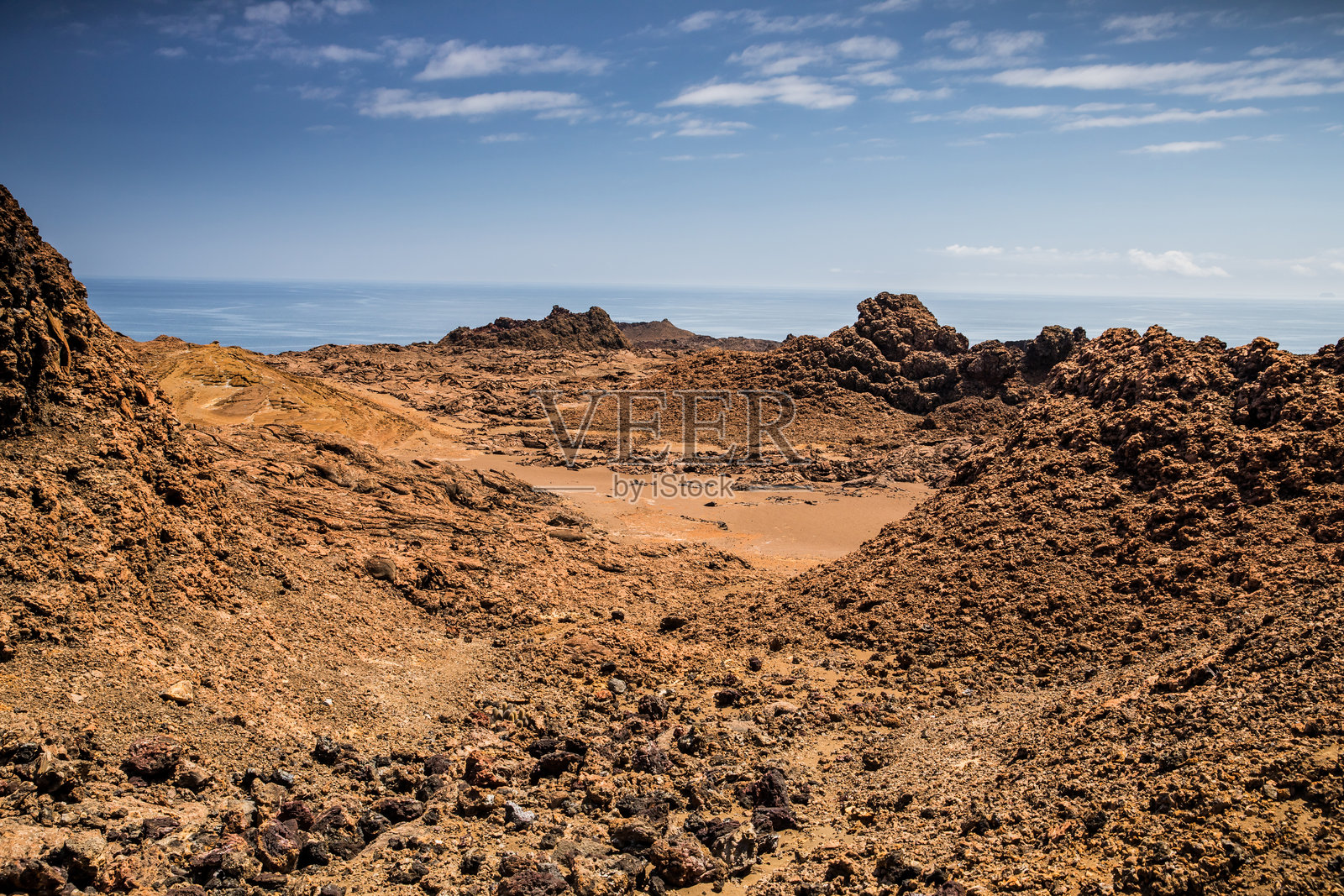 加拉帕戈斯巴托洛梅火山景观照片摄影图片