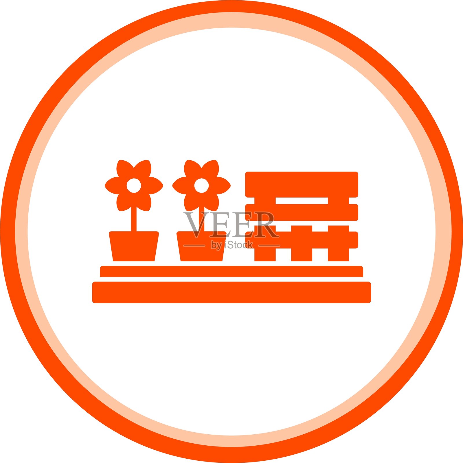 园艺图标插画图片素材