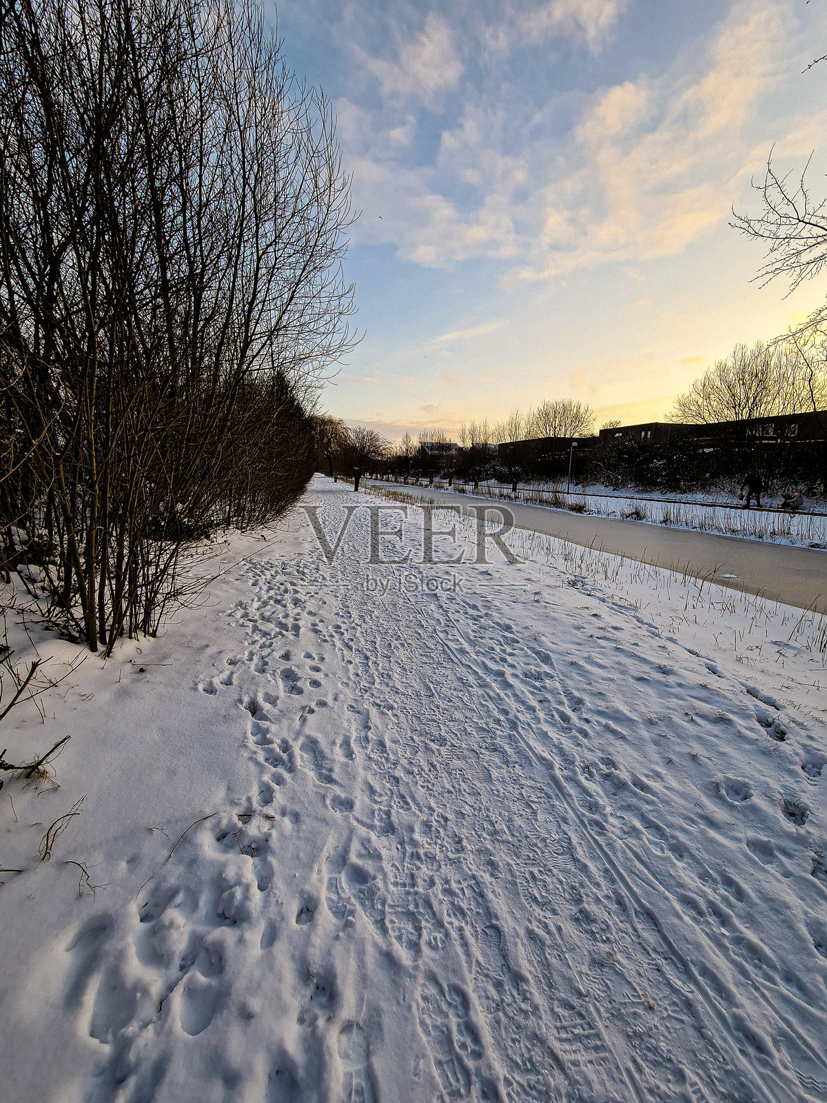 冬季的边缘景色照片摄影图片
