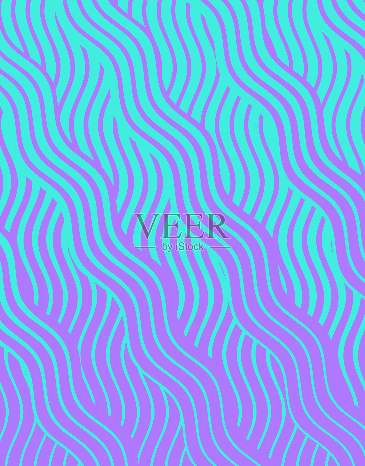 垂直条纹波浪图案抽象背景插画图片素材