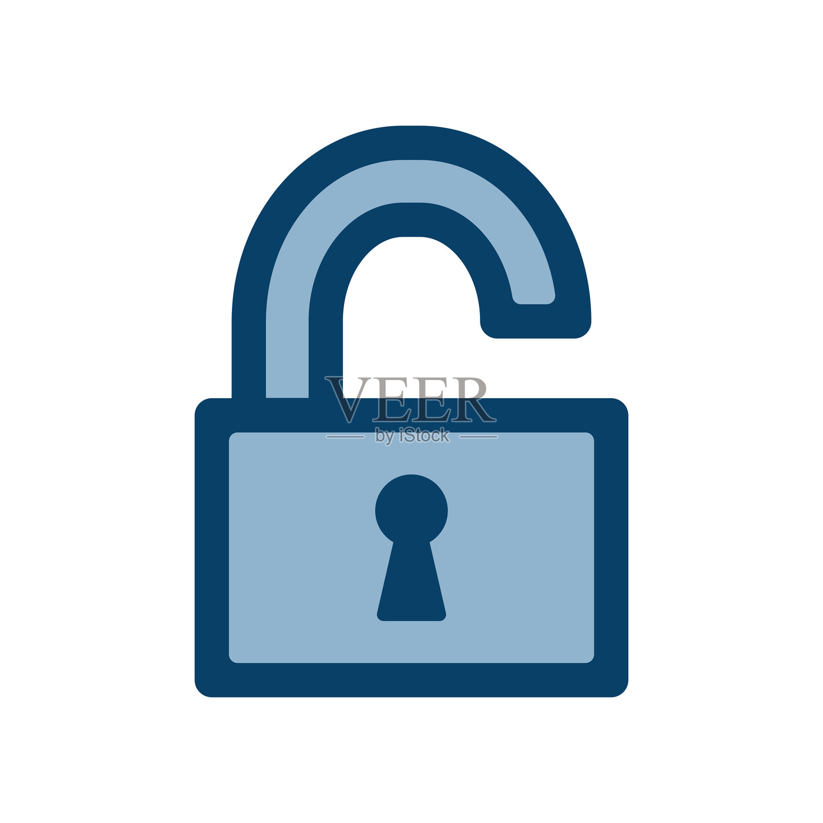 锁的图标插图插画图片素材