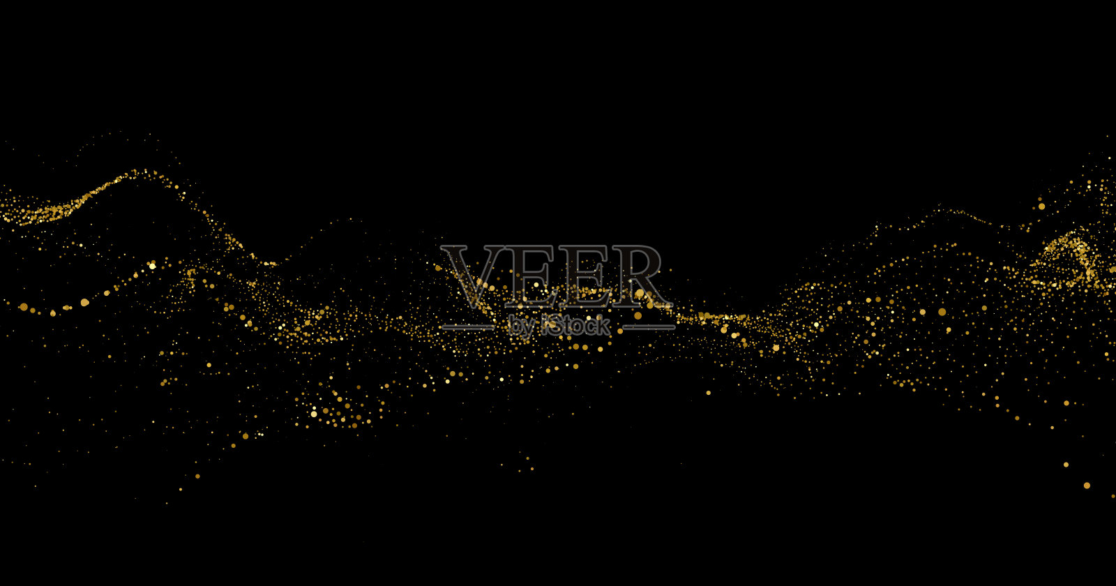 抽象的闪亮金色闪光设计元素。适用于新年和圣诞快乐贺卡设计插画图片素材