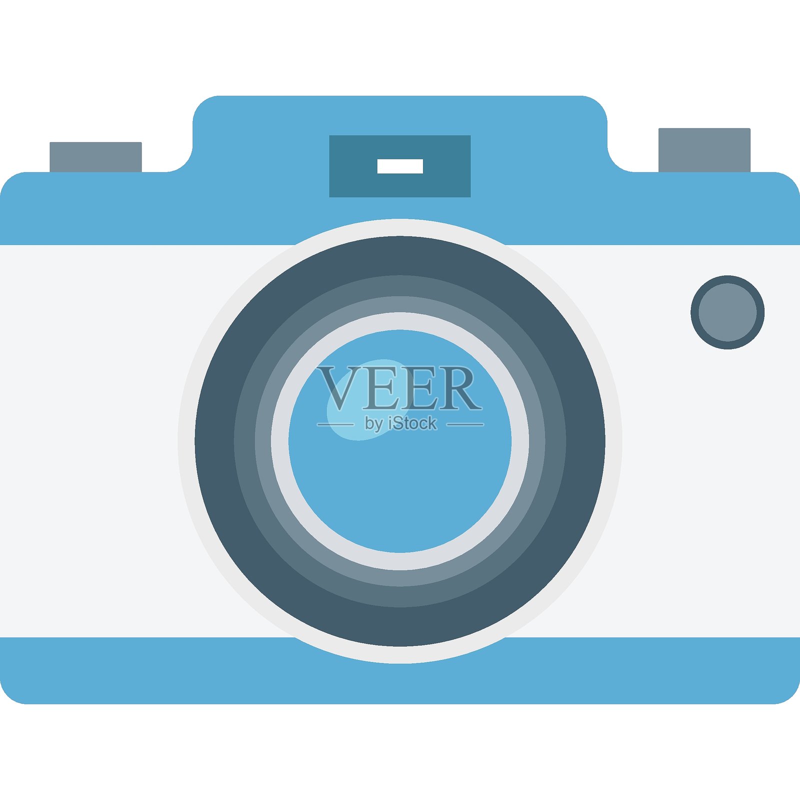 相机,摄影矢量图标,易于修改或编辑插画图片素材