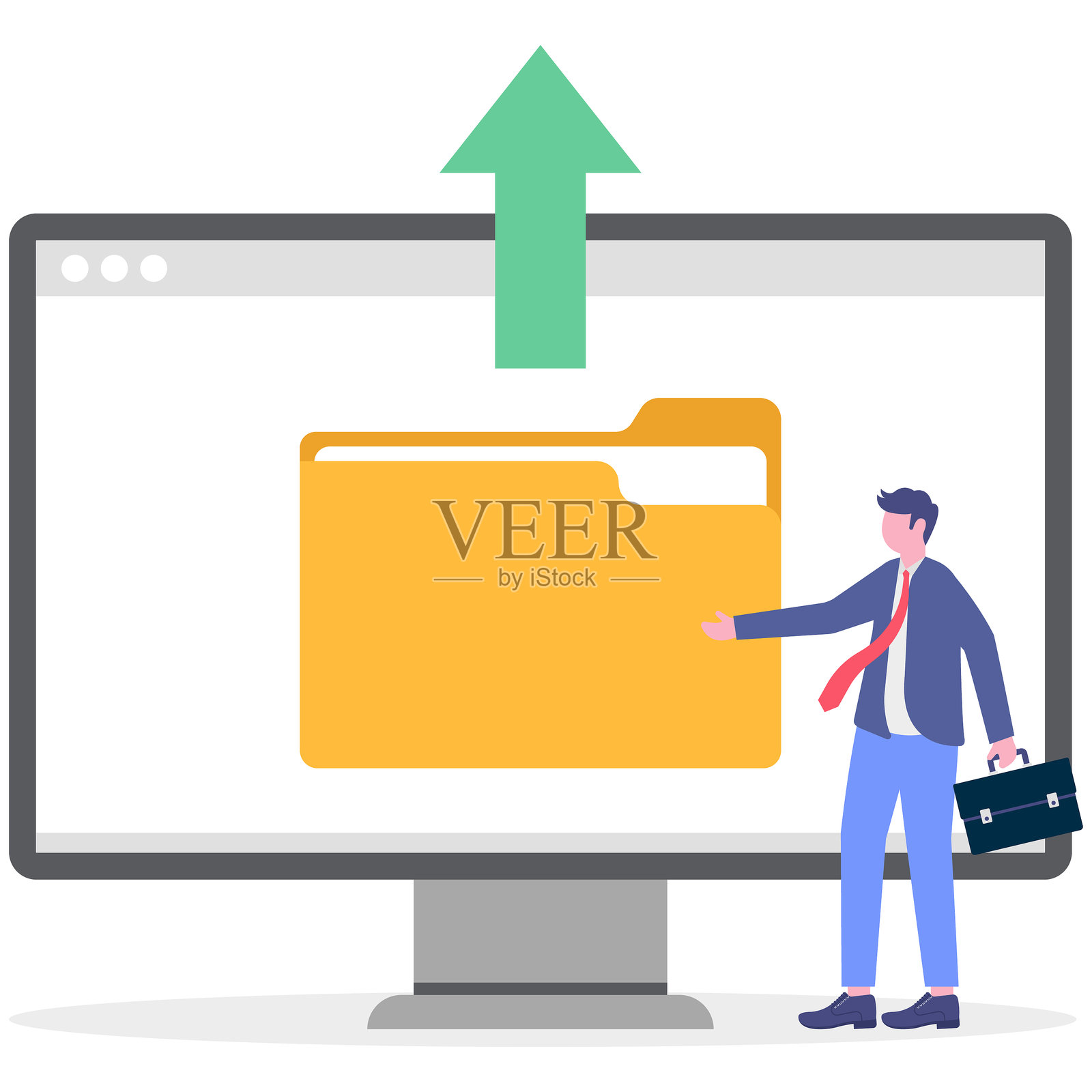 社交媒体插图,商业概念,网页设计插画图片素材