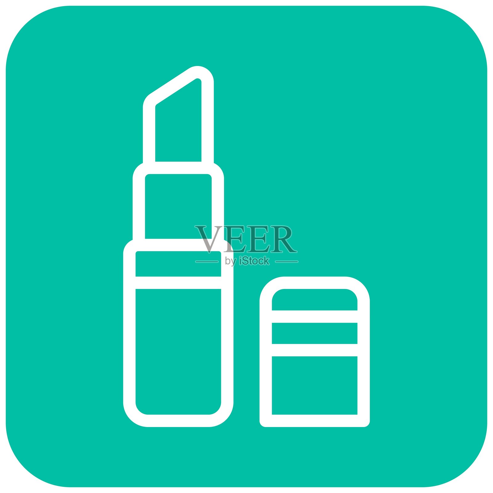 口红矢量图标设计插图插画图片素材