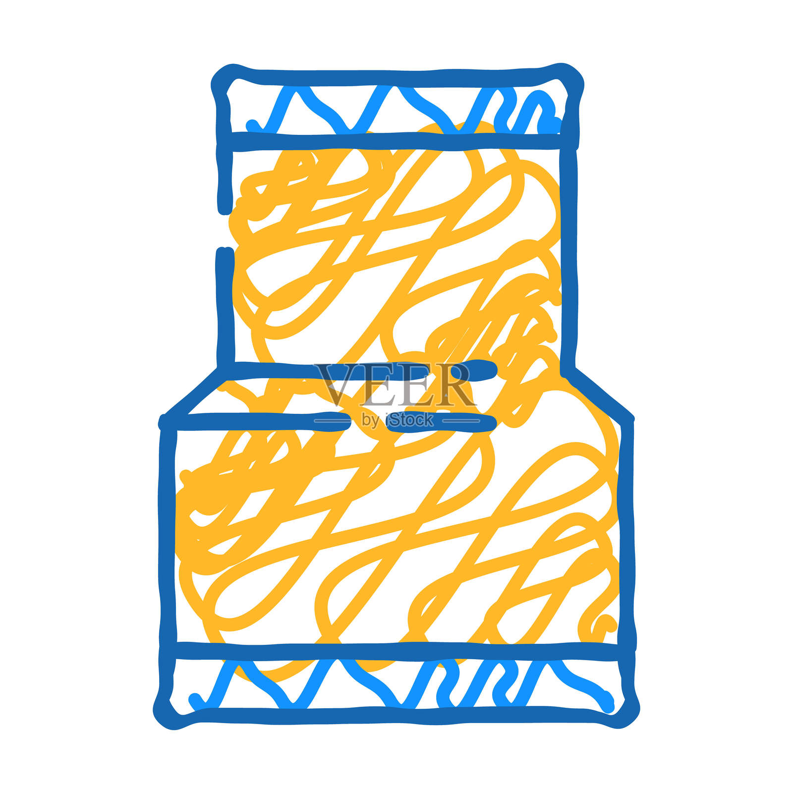 建筑管道图标涂鸦插图插画图片素材