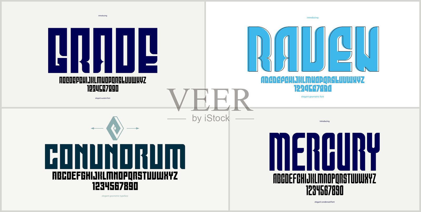 粗体优雅的矢量字体集,美丽的大型字母字母表,厚重的字体系列,完美适合标志创作,沉重而美丽的字母集。插画图片素材