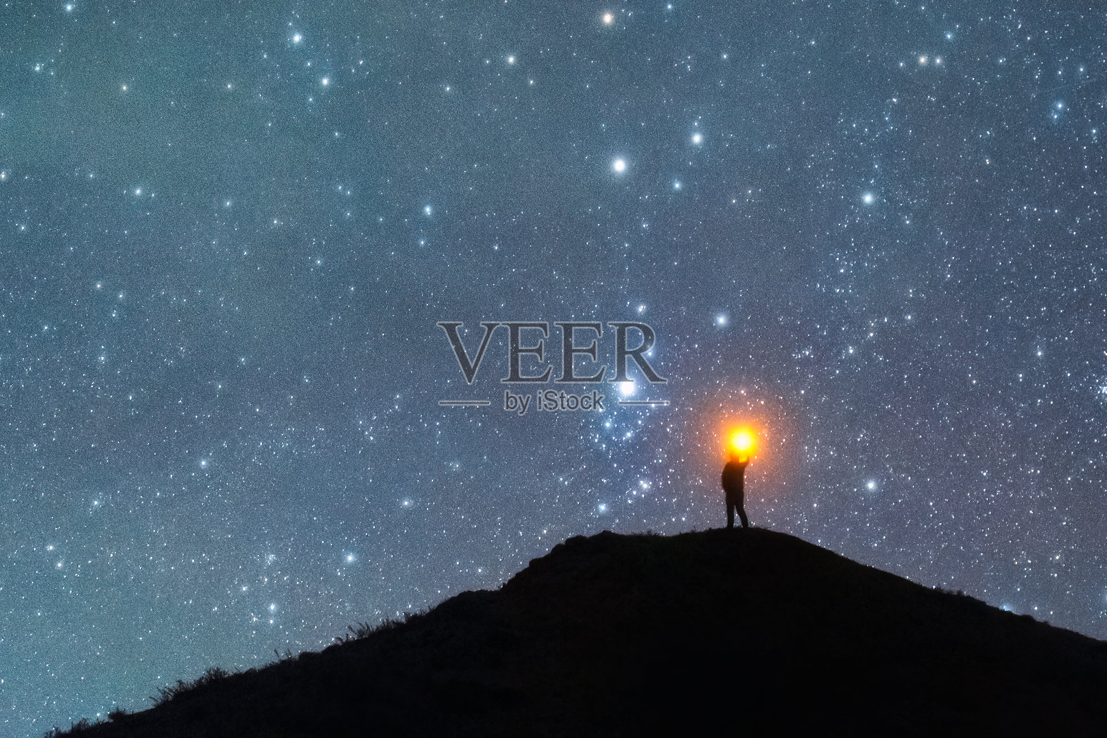 星空的渴望照片摄影图片