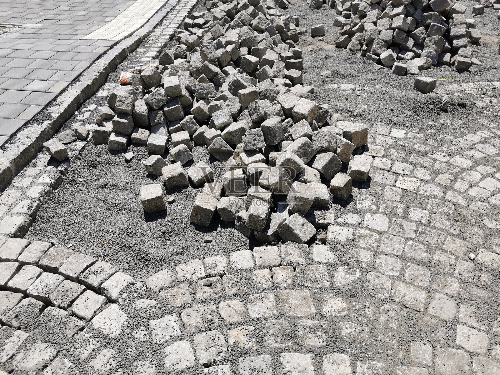 石头铺成的道路照片摄影图片