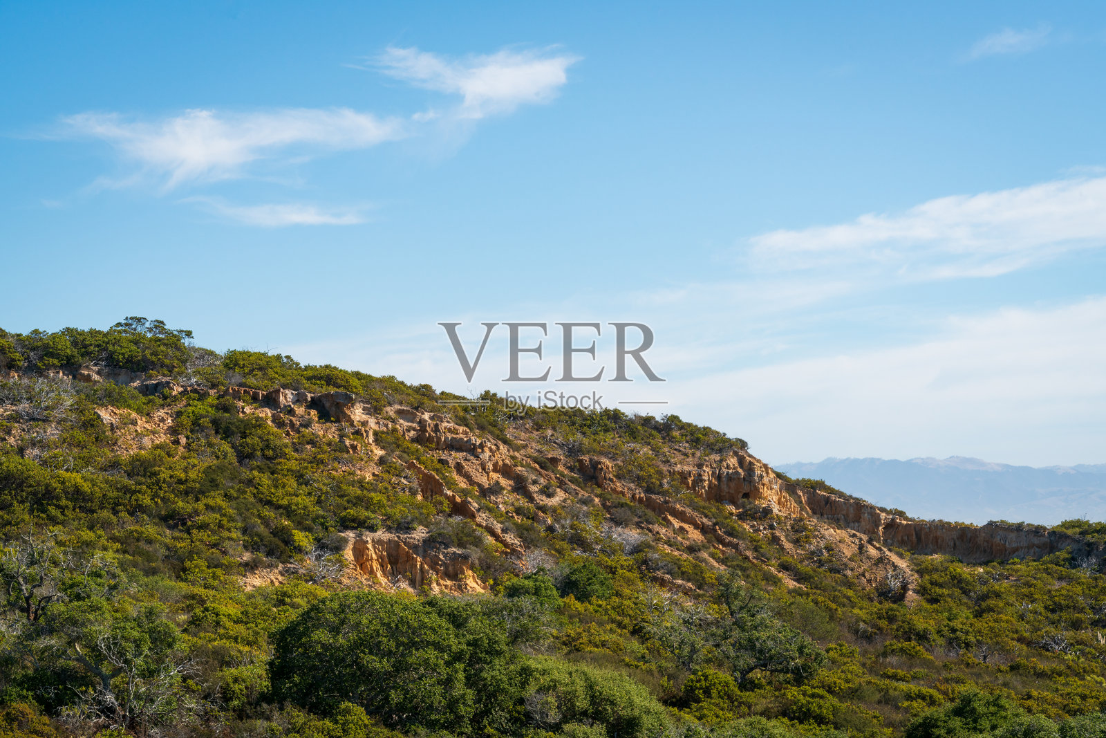 福特奥德国家纪念碑的丘陵景观照片摄影图片