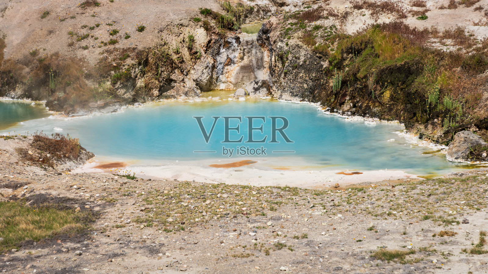 热溪的热特征,莫诺-因约国家森林照片摄影图片