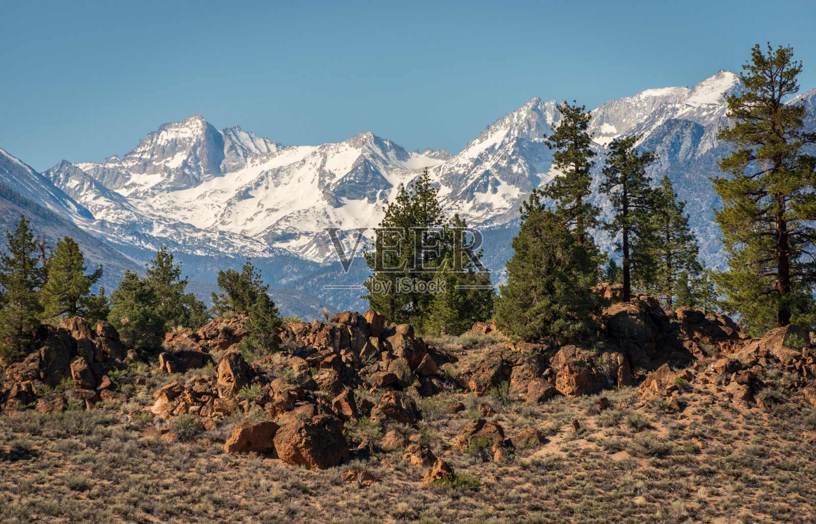 因约国家森林的山地风光照片摄影图片
