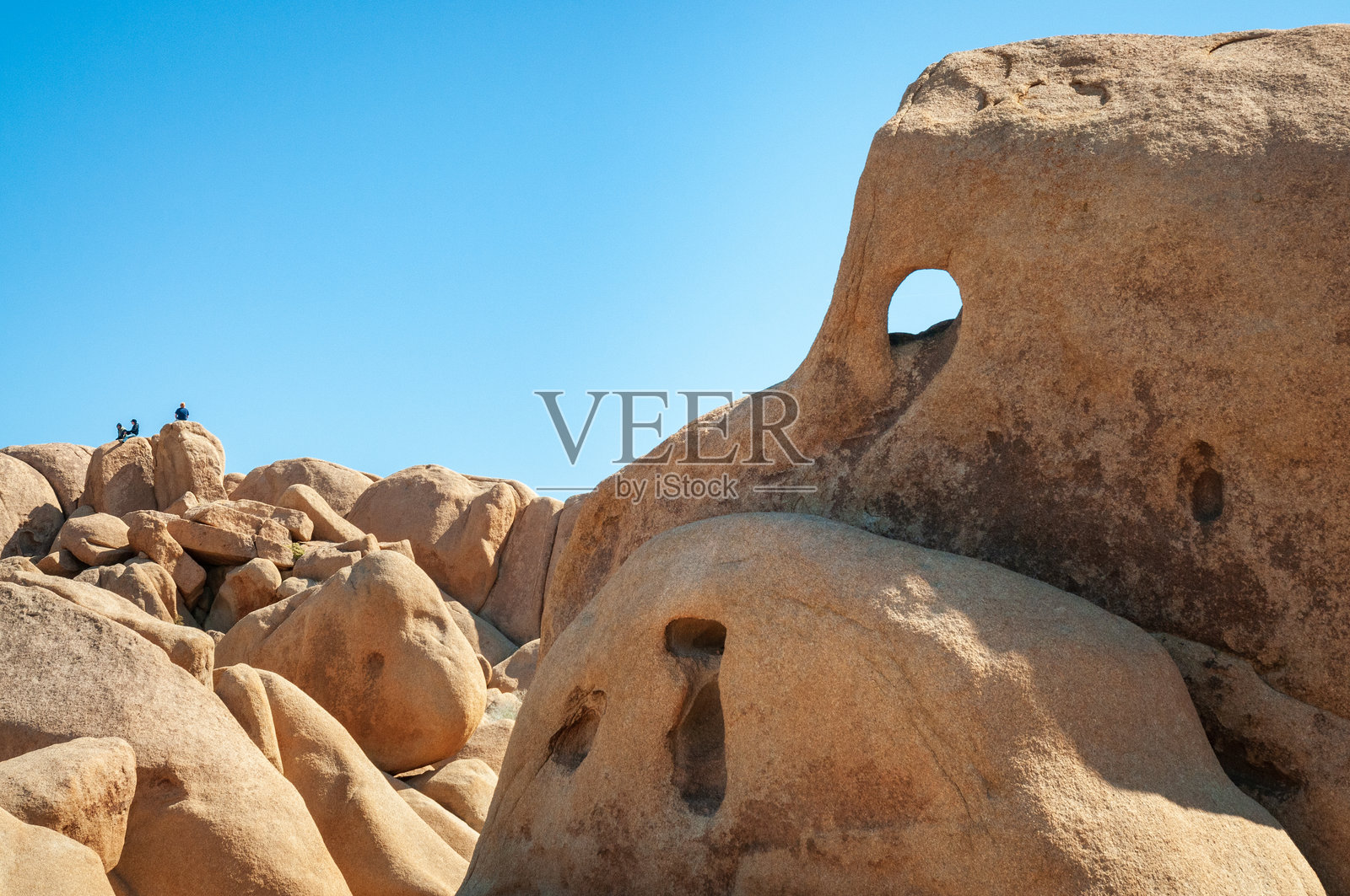 骷髅岩小径,加州约书亚树国家公园照片摄影图片