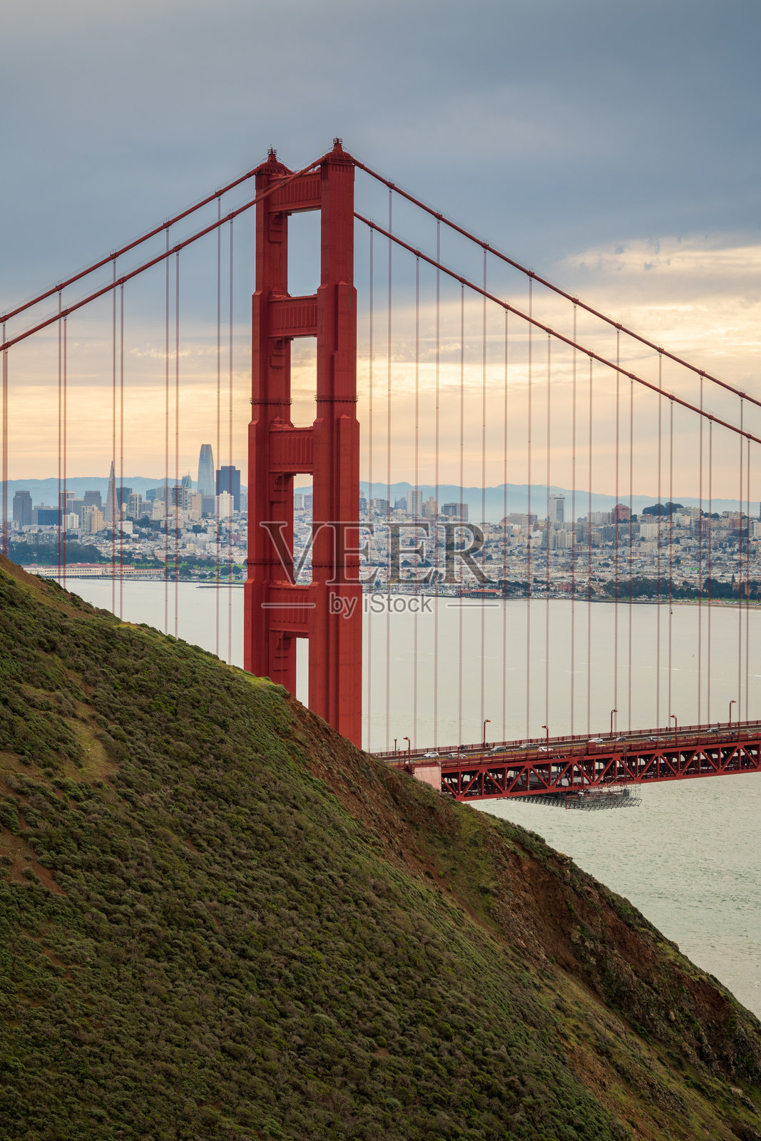 旧金山的金门大桥照片摄影图片