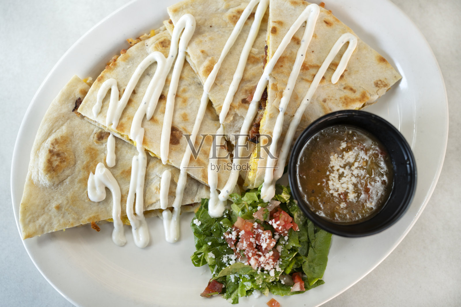 培根鸡蛋玉米饼样品照片摄影图片