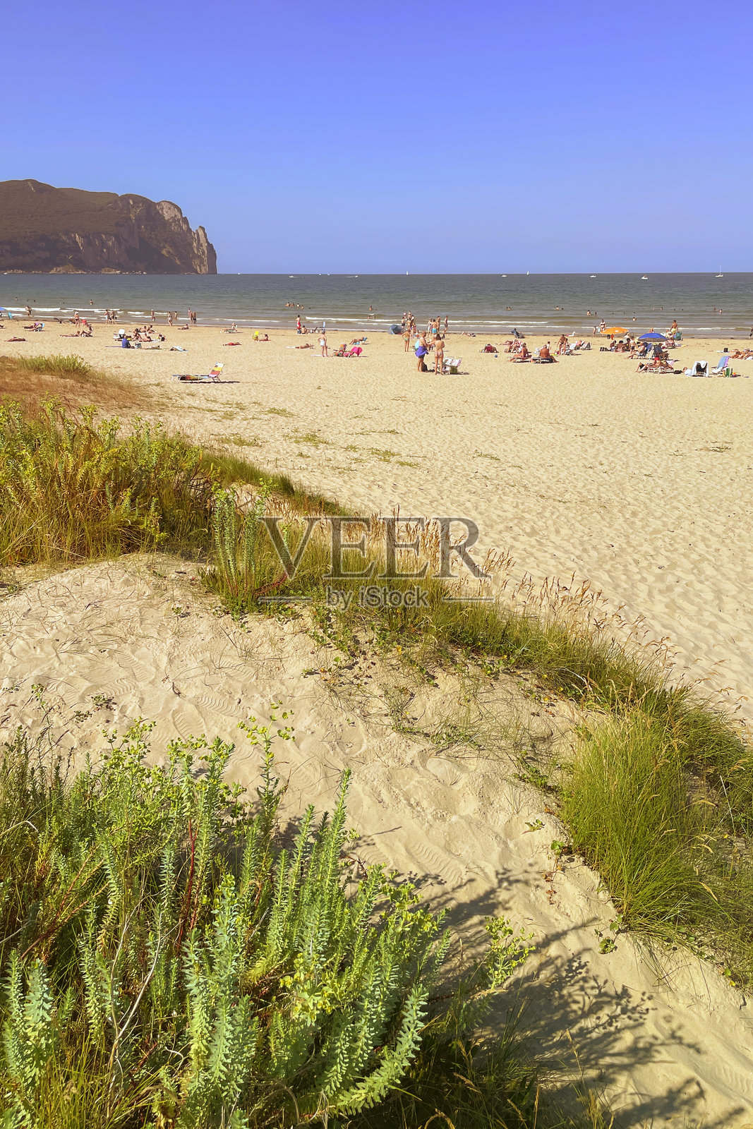 比斯开湾的夏季海滩照片摄影图片