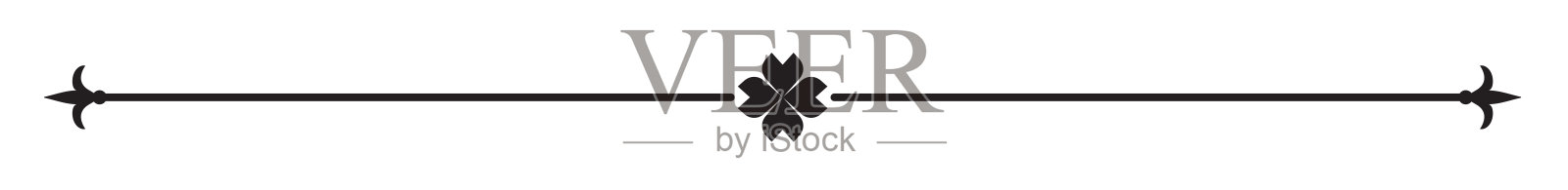 复古装饰线。文本分隔符。线条边框。线条分隔符,边框,复古分隔符,下划线元素。矢量插图插画图片素材