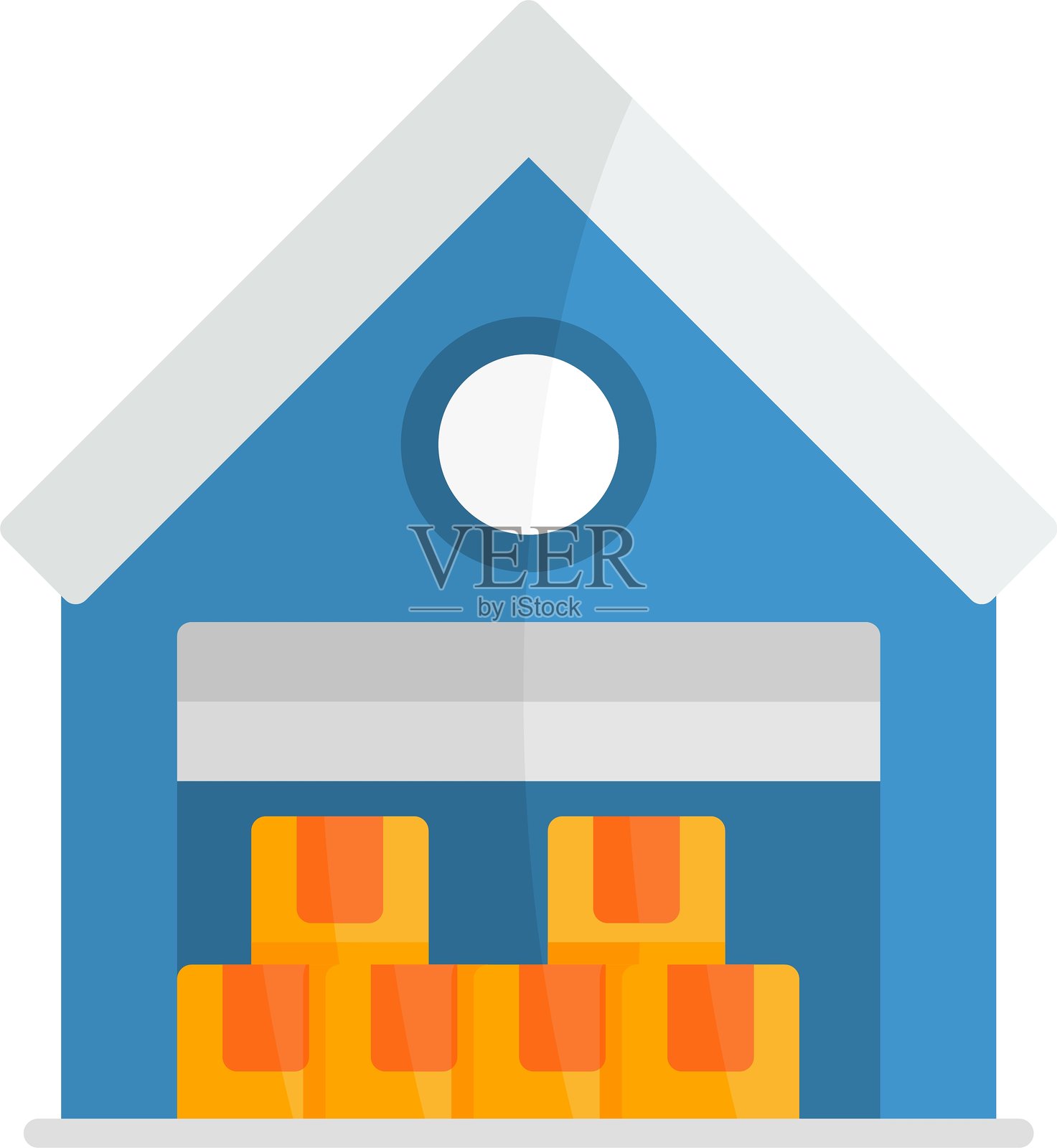 仓库图标插画图片素材