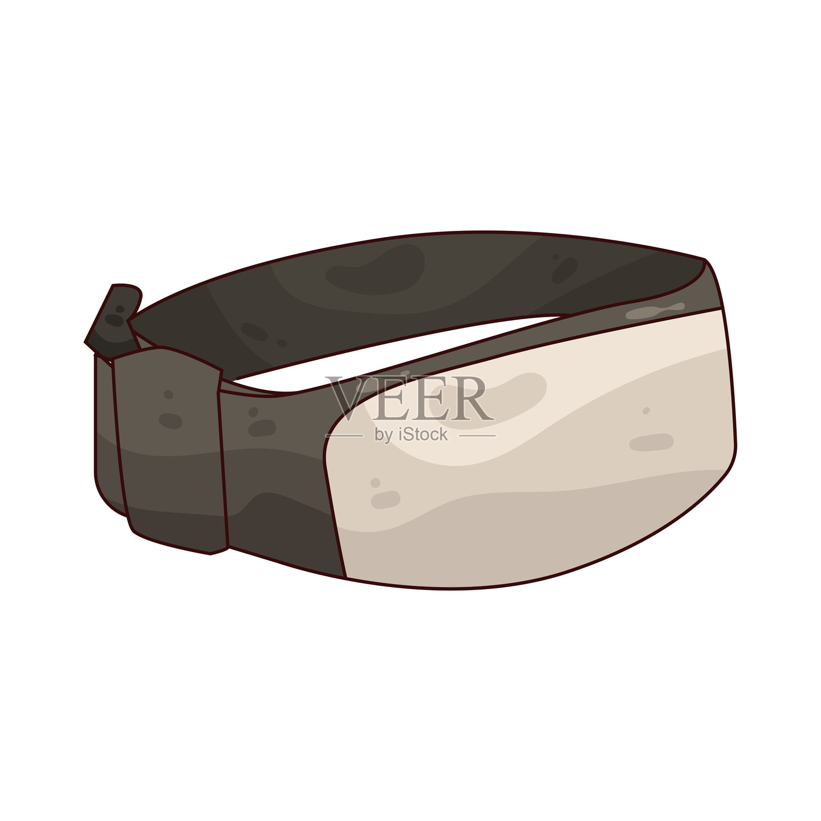 鲨鱼驱避装置插画图片素材