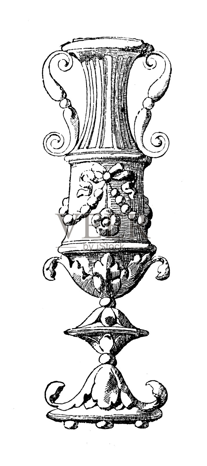 花瓶装饰,装饰品,设计元素插画图片素材