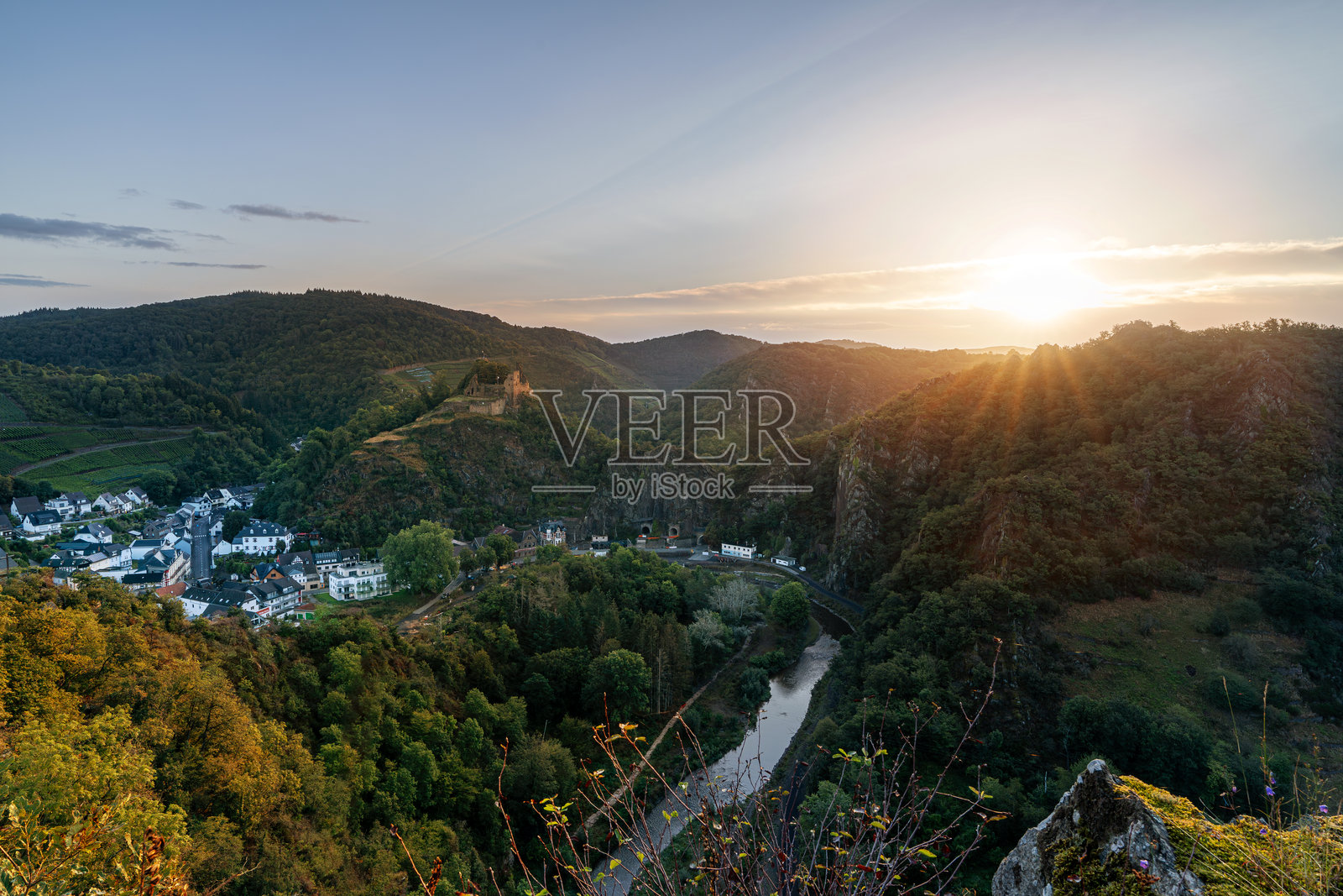 阿尔滕阿赫,阿赫河,莱茵兰-普法尔茨州,德国照片摄影图片