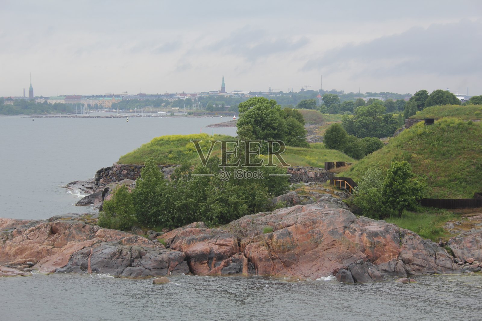 芬兰赫尔辛基的苏门答腊堡照片摄影图片