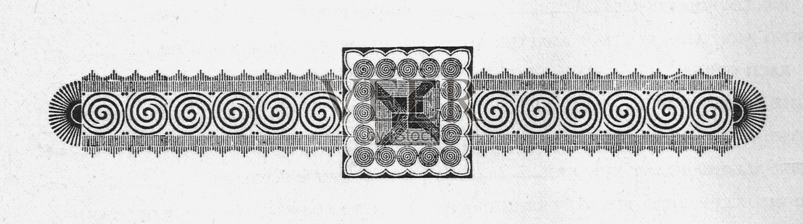 19世纪装饰设计元素插图照片摄影图片