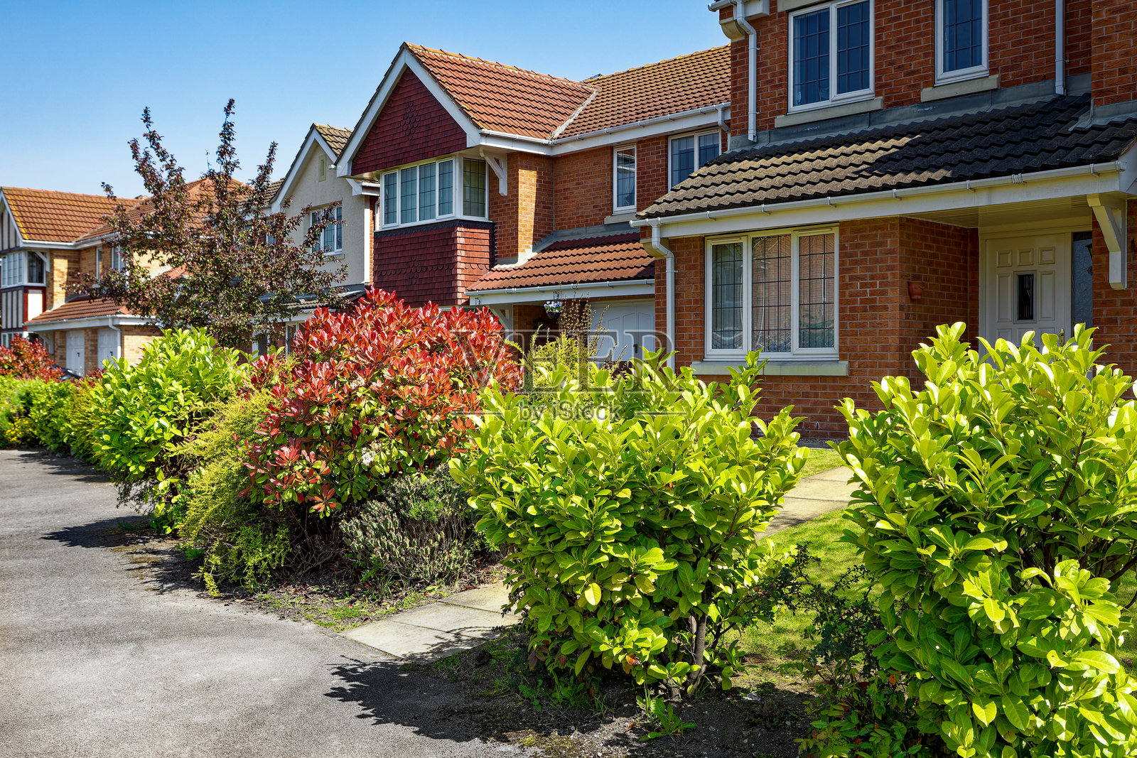新颖现代的英式住宅照片摄影图片