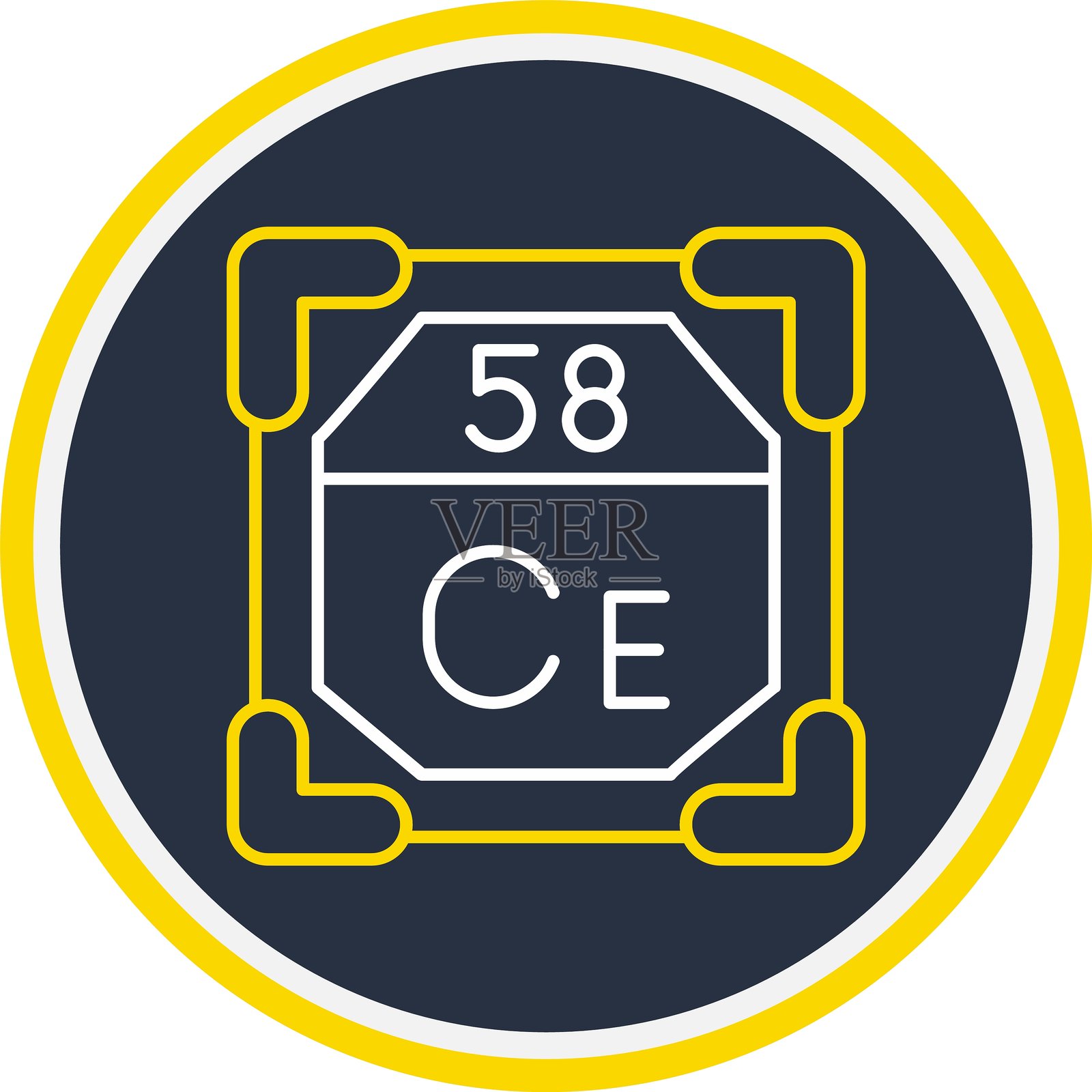 58 铈图标插画图片素材