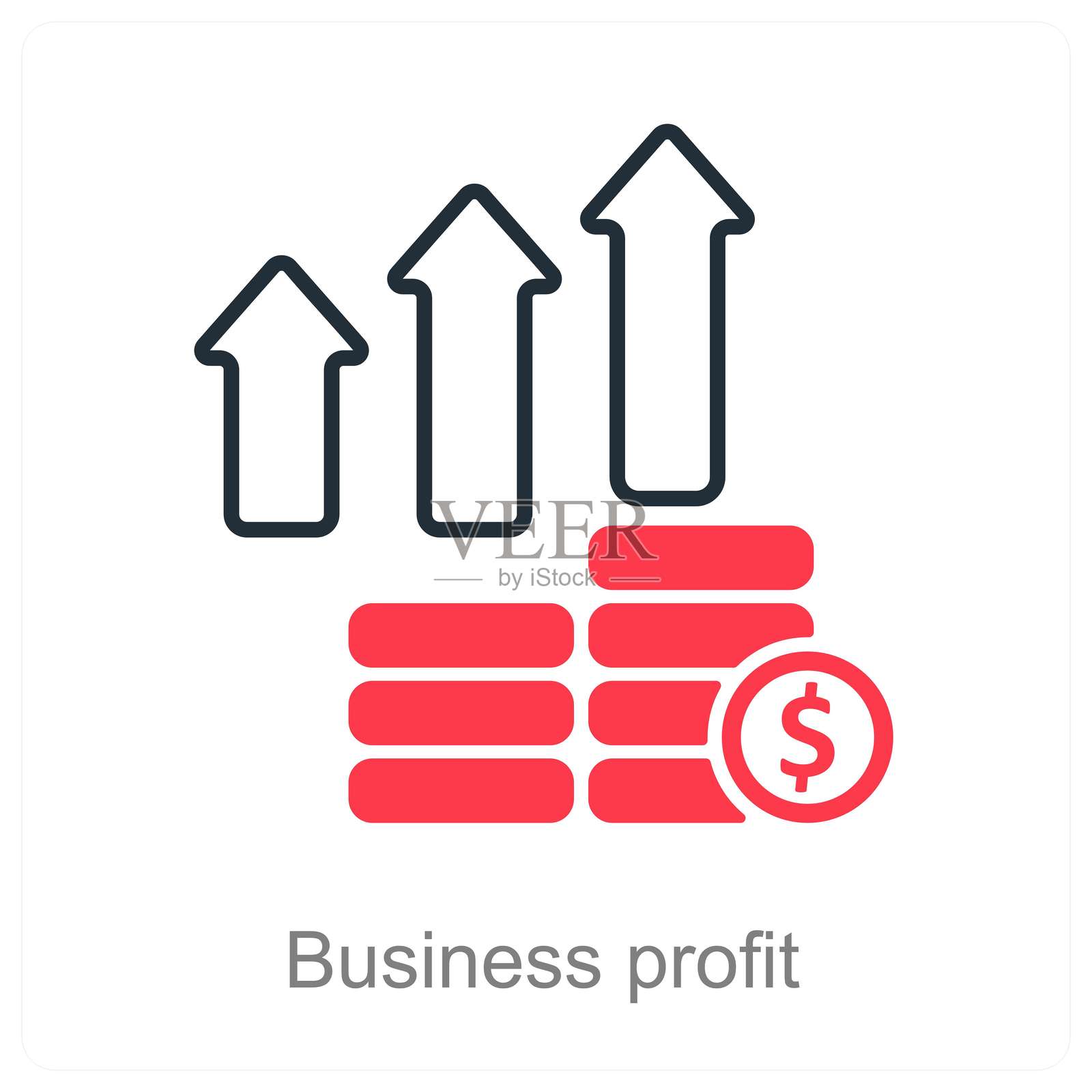 商业利润插画图片素材