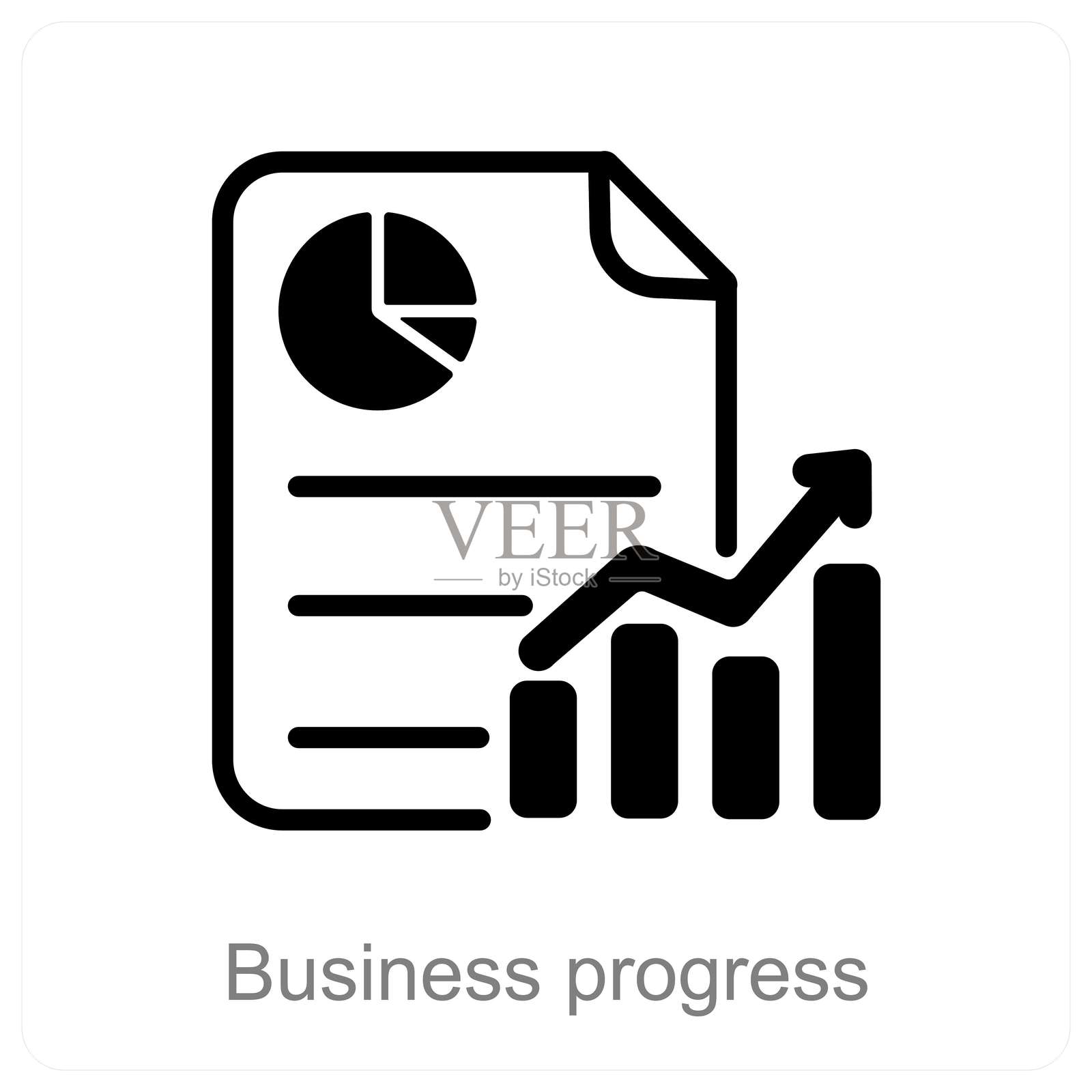 商业进展插画图片素材