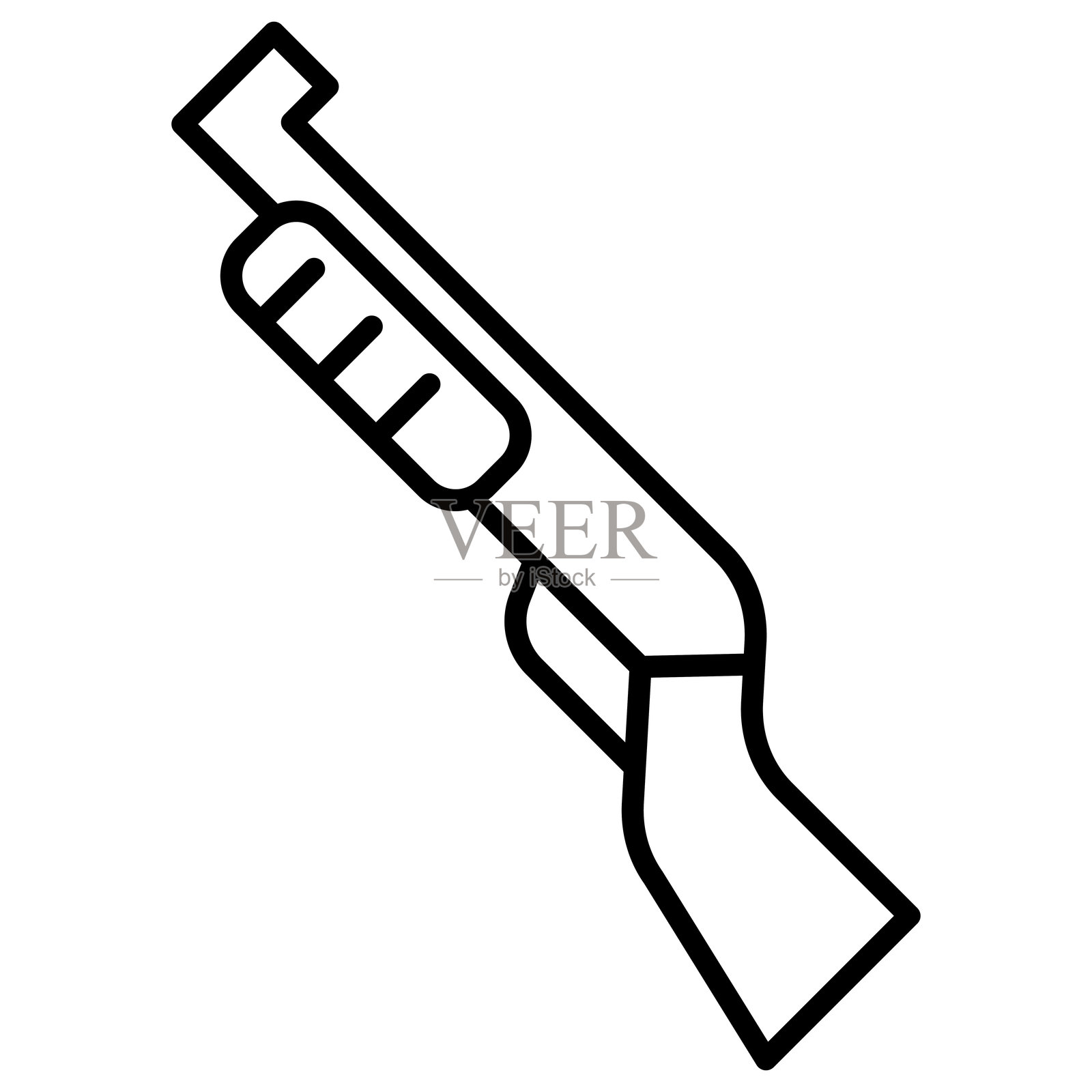 霰弹枪图标插画图片素材