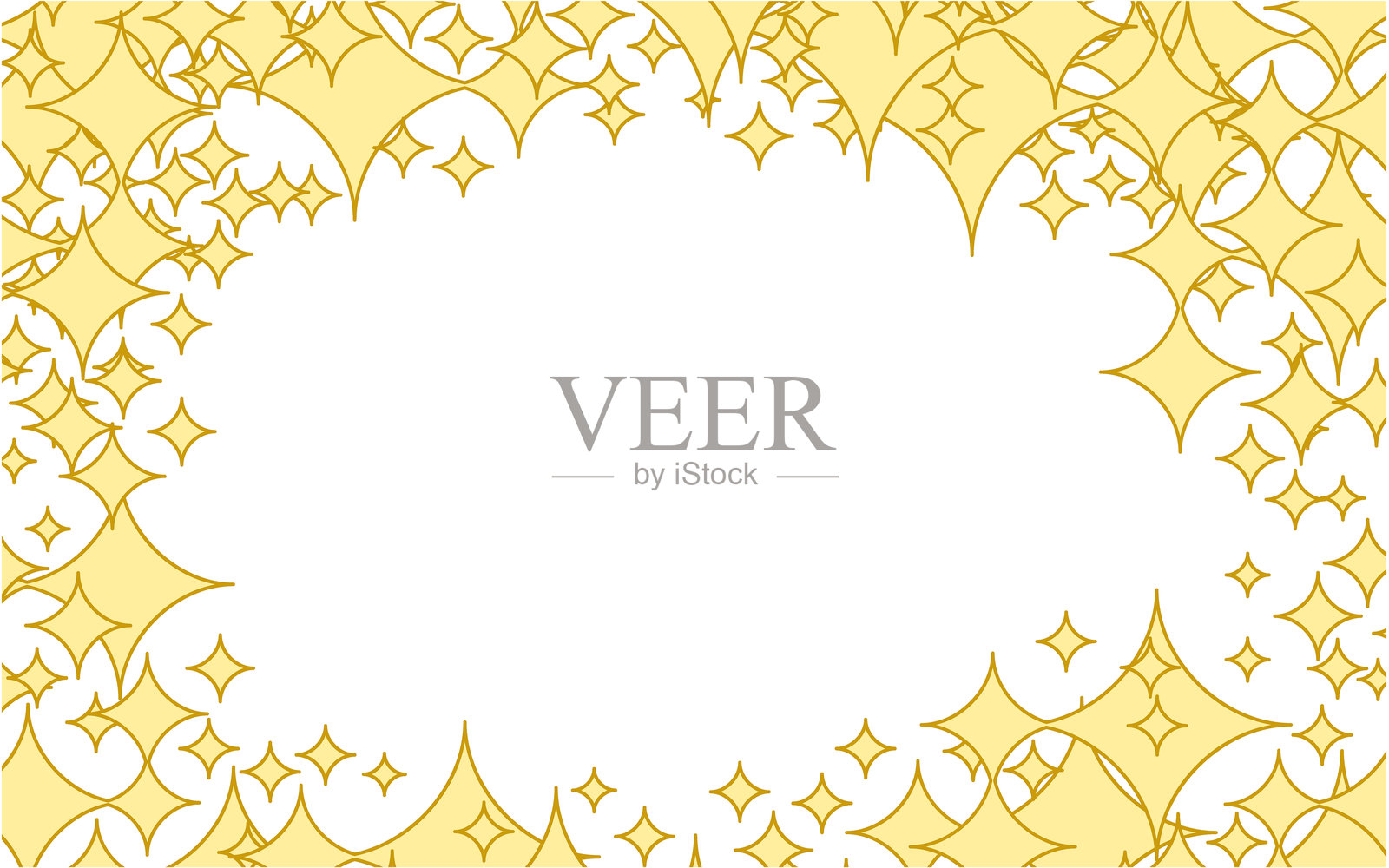 简单的框架,夜空图像,壁纸。圣诞节。插画图片素材