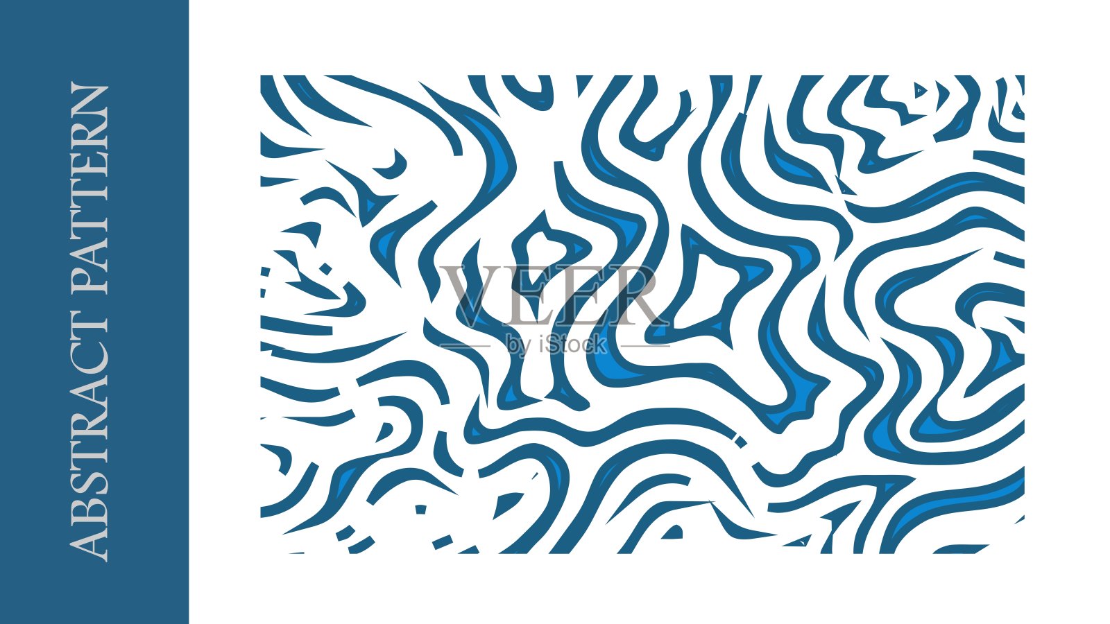 抽象图案波形线条、曲线、笔触与重复图案。抽象背景,图形资源,设计。插画图片素材