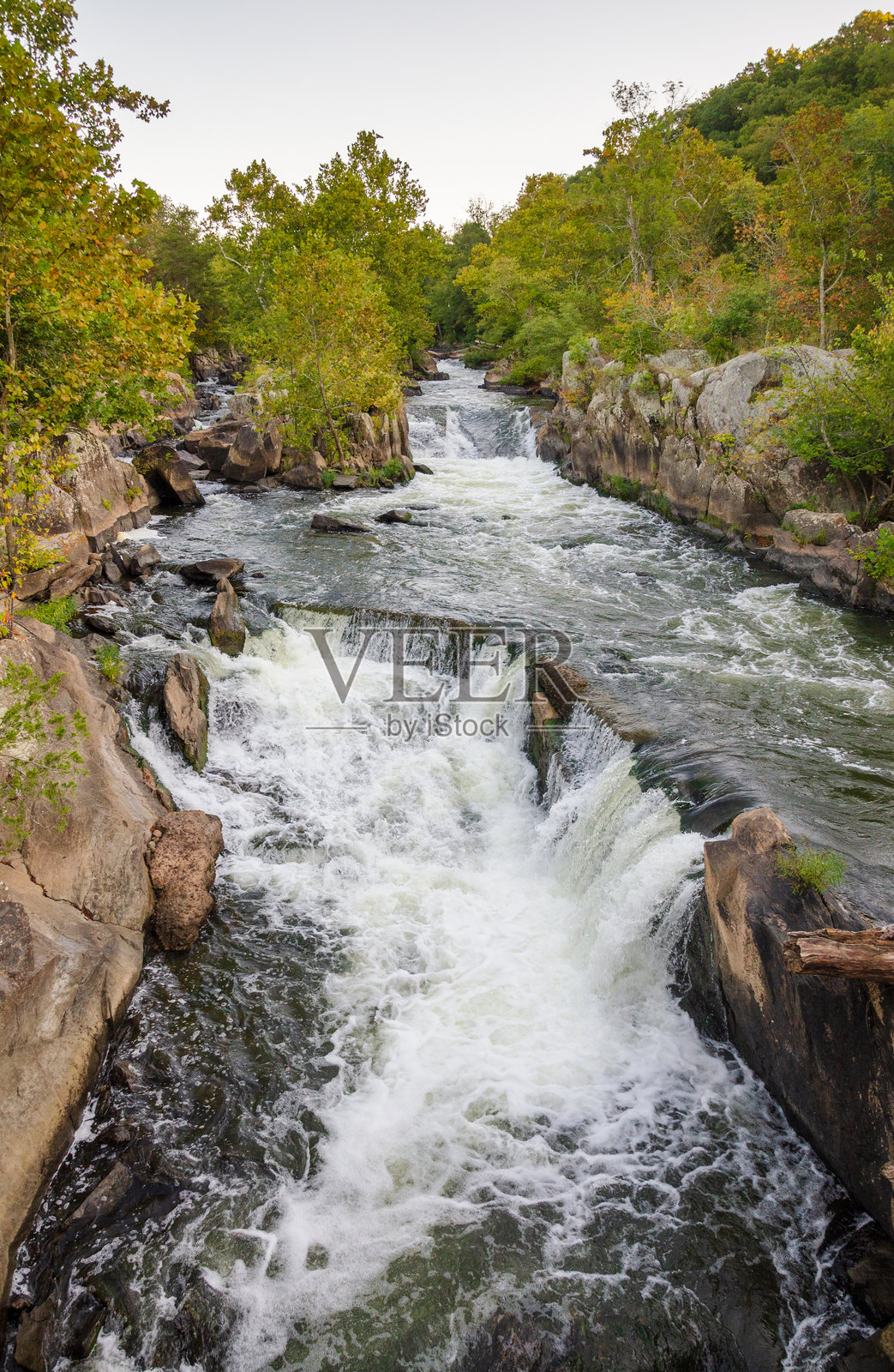 弗吉尼亚州的大瀑布公园,国家公园管理局场所照片摄影图片
