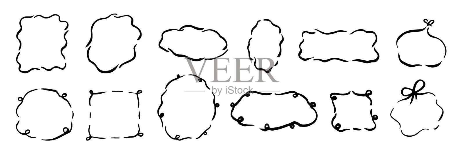 调皮的服装套装插画图片素材