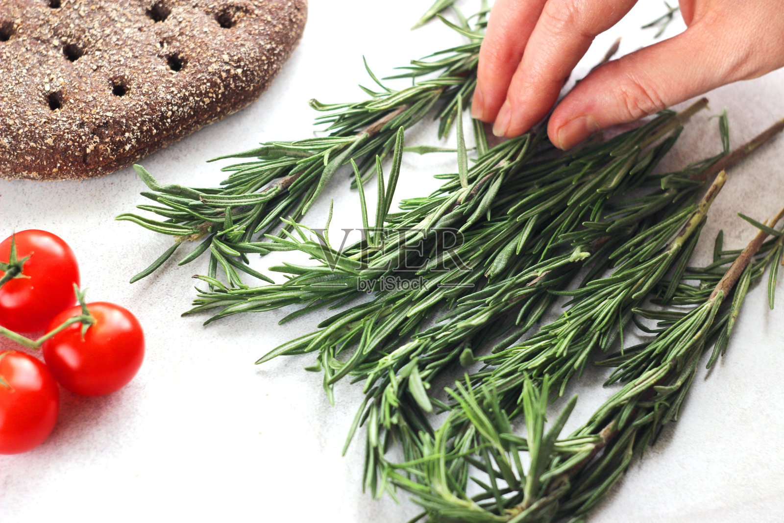 迷迭香草照片摄影图片