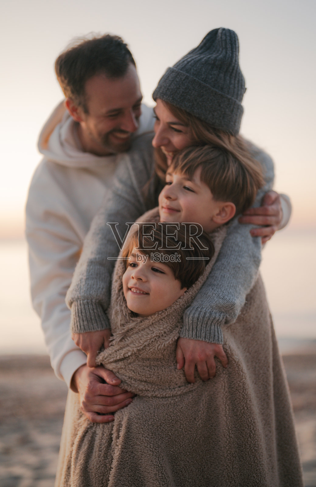 家庭肖像照片摄影图片