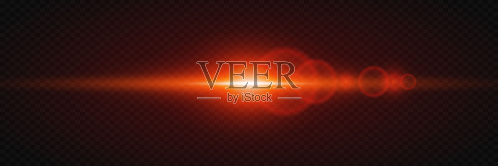 发光效果。特殊光效。霓虹线条。闪光。插画图片素材