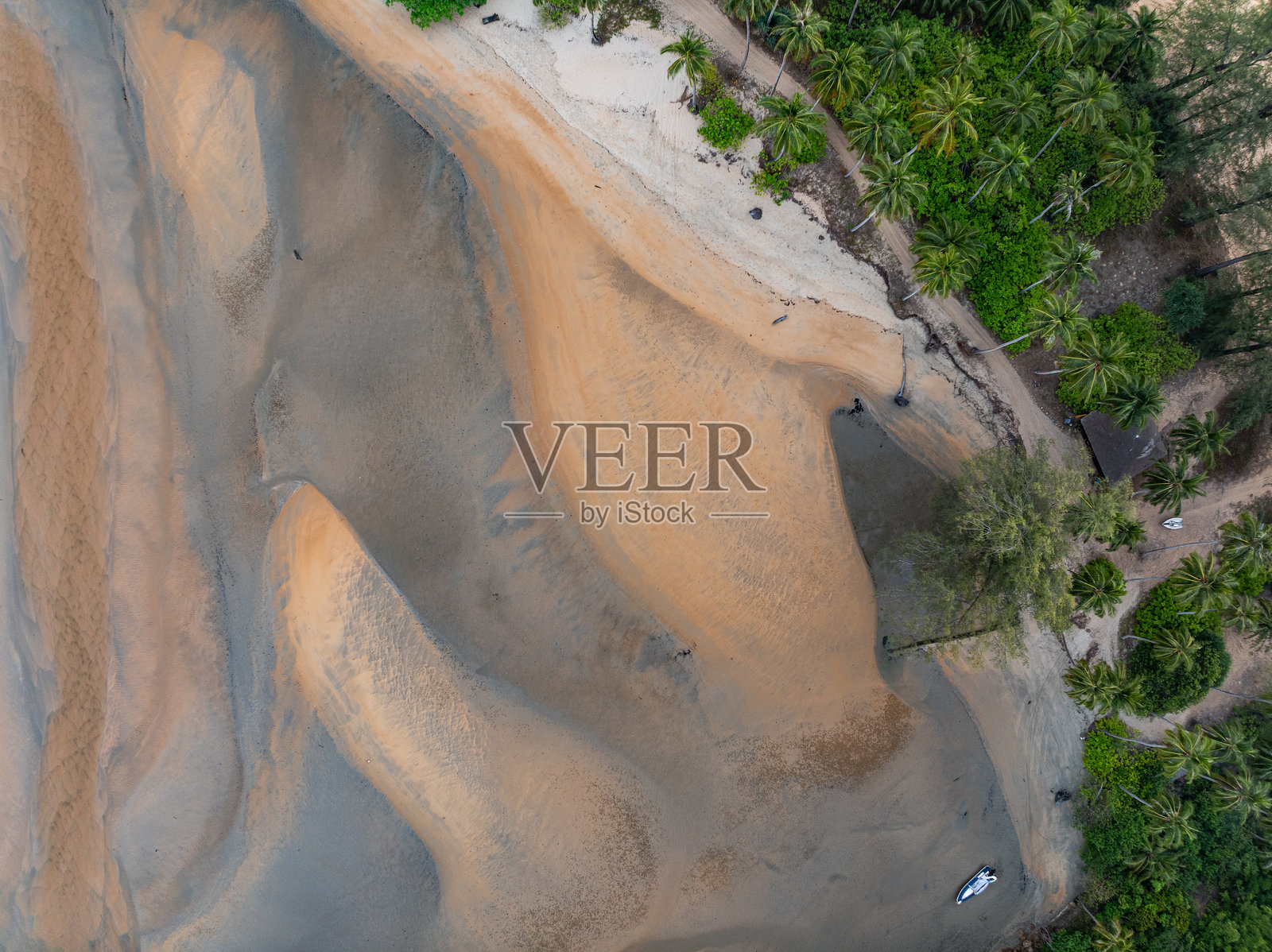 泰国海滩的俯瞰风景照片摄影图片