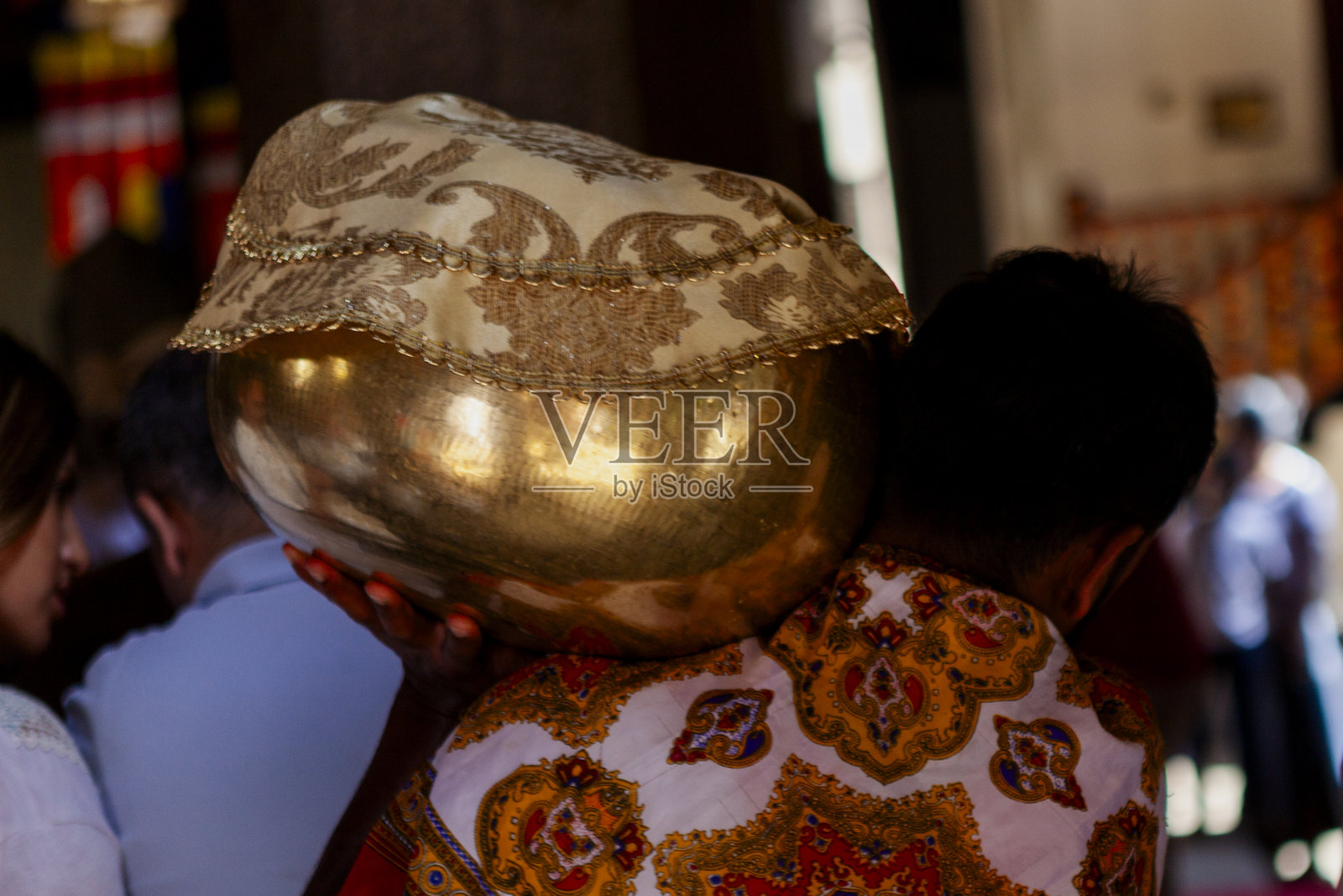 斯里兰卡中央省康提的佛牙寺照片摄影图片