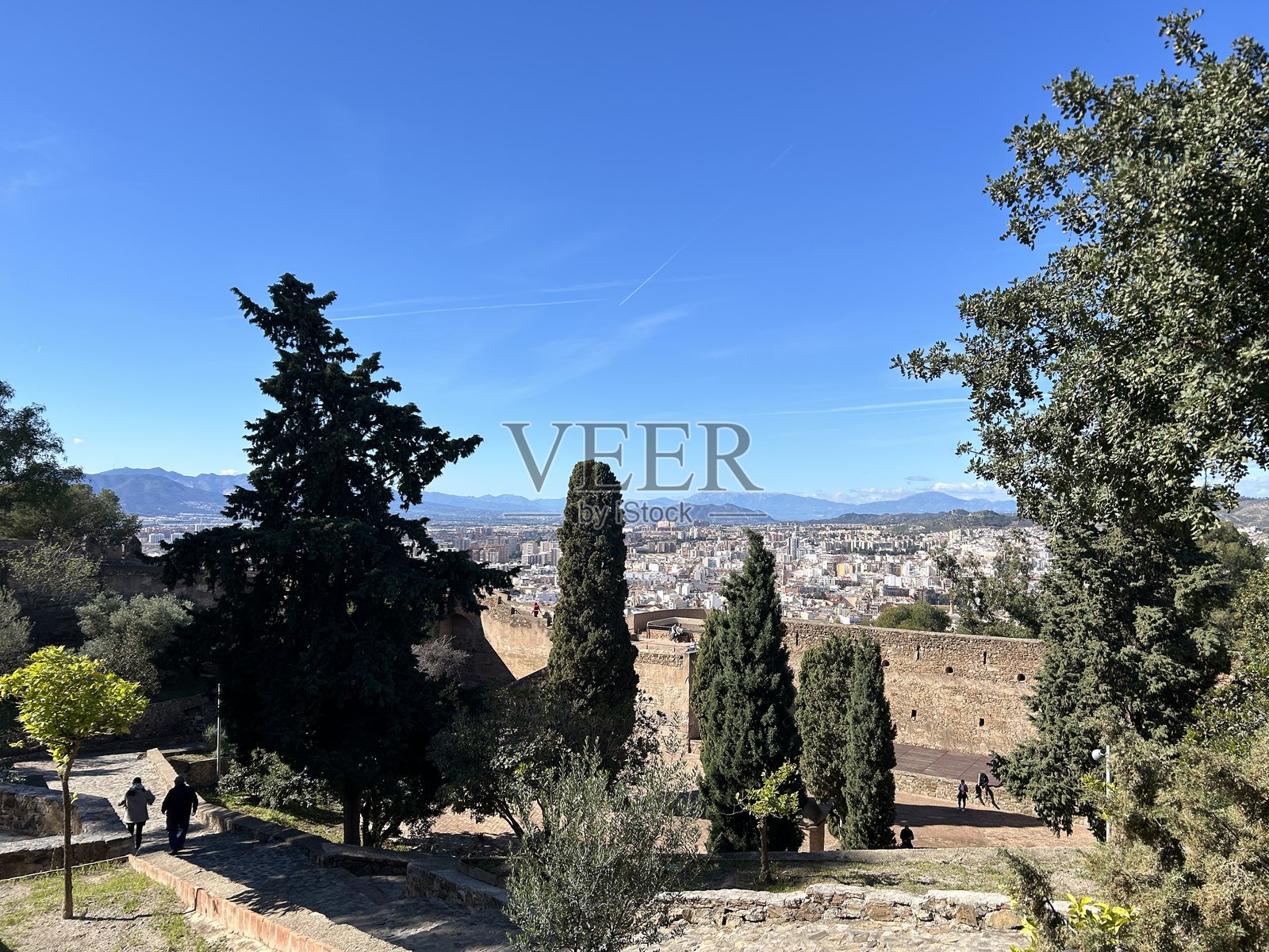 阳光明媚的马拉加照片摄影图片