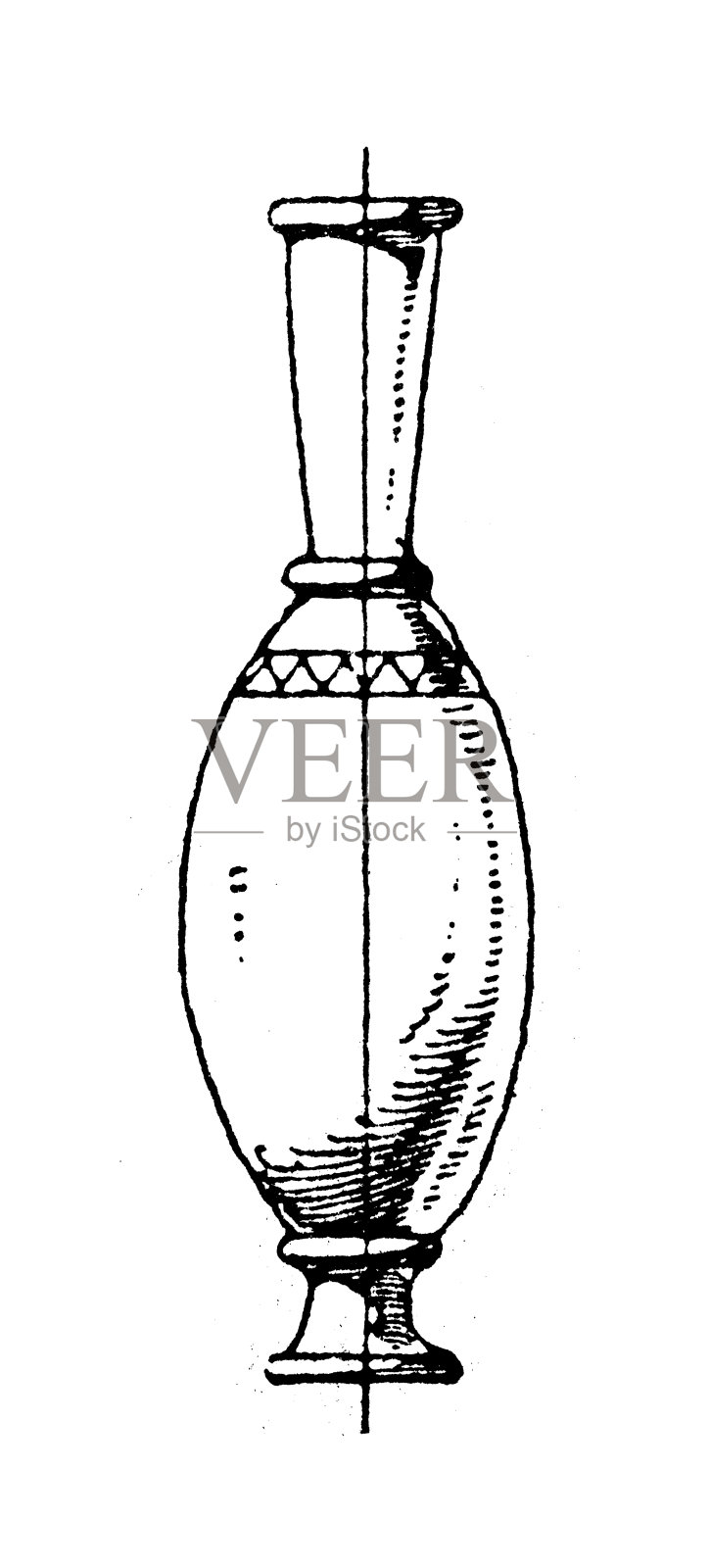 装饰物品:餐具、陶器和容器:瓶子插画图片素材
