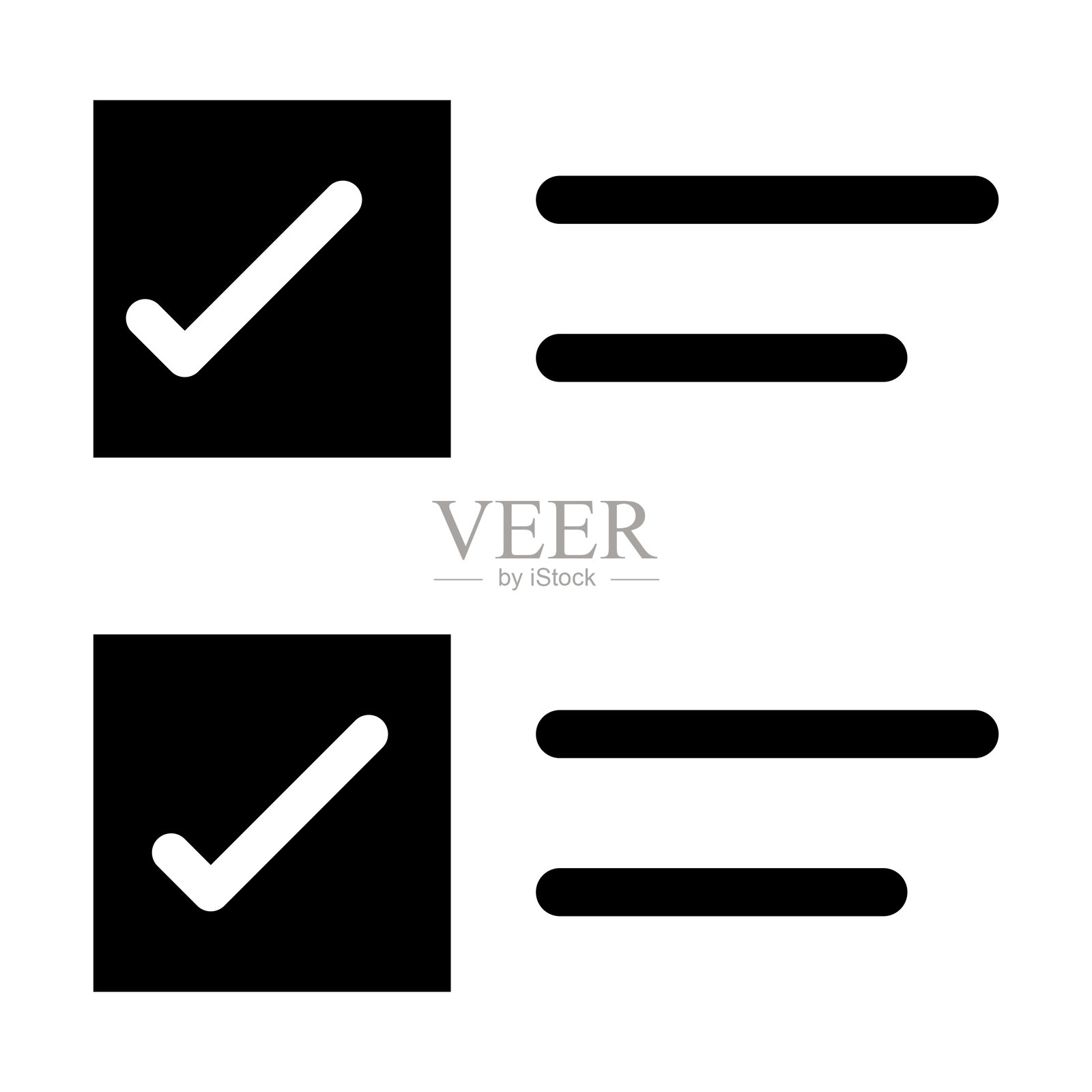 扁平图标风格的选择图标插画图片素材